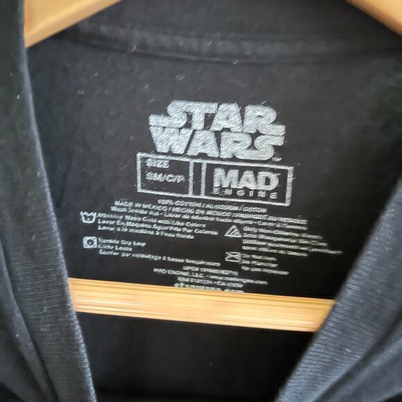 Star Wars Mens T-Shirt Top This is My Happy Place Death Star Short Sleeve Size S - Picture 3 of 5